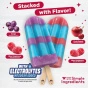 JonnyPops Organic Mini Popsicles With Electrolytes Blue Raspberry Variety Pack Lifestyle 2