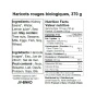 Nutrition of Jovial Organic Kidney Beans, 370g
