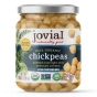 Front of Jovial Organic Chickpeas - Italian Chickpeas - Organic Canned Beans - Cooked Chickpeas