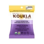 Front of Koukla Delights Organic Gluten-Free Snack Bites Cacao Coconut - Vegan Chocolate Coconut Snacks - No Refined Sugar Chocolate Snacks -Coconut Chocolate Snack Bites Canada