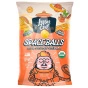 Front of Lesser Evil Organic Corn Puffs Space Balls Real Cheddar - Corn Puffs - Puffs Chips - Gluten Free Corn Puffs