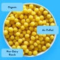 Lesser Evil Space Balls Organic Gluten-Free Corn Puff Snacks Vegan Ranch Chips With Avocado Oil - Corn Puffs - Gluten Free Corn Puffs - Vegan Ranch Chips