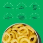 Lesser Evil Moonions Crunchy Organic Corn Rings Intergalactic Onion Ring Chips