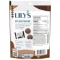 Back of Lily's Dark Chocolate Peanut Butter Cups - No Sugar Added Chocolate - Healthy Chocolate Peanut Butter Cup - Gluten Free Peanut Butter Cup