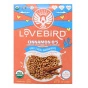 Front of Lovebird Foods Grain-Free O’s Cereal Cinnamon - Gluten Free Cereal - Grain Free Breakfast - Non-GMO Cereal