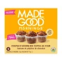 French Front of Made Good Mornings Baked Oat Cups - Gluten Free Muffins - Gluten Free Banana Chocolate Muffins - Banana Chocolate Oat Cups