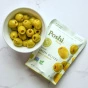 Lifestyle 1 of Poshi Premium Green Pitted Olives with Basil & Garlic - Olives For Charcuterie Boards - Pitted Green Olives - Low Calorie Olives