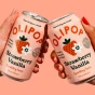 Lifestyle 2 of OLIPOP Low Sugar Prebiotic Sparkling Tonic Strawberry Vanilla - Strawberry Vanilla Soda - Healthy Strawberry Drink - Healthy Cream Soda