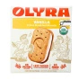 Front of Olyra Organic Ancient Grains Breakfast Biscuits Vanilla Sandwich - High Fibre Sandwich Biscuits - High Fibre Biscuits - Vanilla Sandwich Biscuits