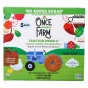 Once Upon a Farm Tractor Wheels Organic Toddler Soft-Baked Bars Apple, Sweet Potato & Spinach, 5 Bars Front