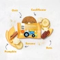 Once Upon a Farm Tractor Wheels Organic Toddler Soft-Baked Bars Banana, Pumpkin & Cauliflower, 5 Bars Lifestyle 1