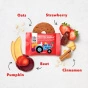 Once Upon a Farm Tractor Wheels Organic Toddler Soft-Baked Bars Strawberry, Pumpkin & Beet, 5 Bars Lifestyle 1