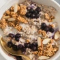 Lifestyle 1 of Purely Elizabeth Superfood Oatmeal With Prebiotic Fiber Blueberry Flax - High Protein High Fiber Oatmeal - Gluten Free Instant Oatmeal - Oatmeal With Protein