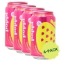 Poppi Prebiotic Soda Strawberry Lemon 4-Pack, 355 mL each Front