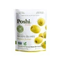 Front of Poshi Pitted Green Olives Snack - Olive Snack Pack - Manzanilla Olives - Olives For Charcuterie Boards