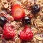 Lifestyle 1 of Purely Elizabeth Gluten-Free Instant Superfood Oatmeal Cup Mixed Berry with Prebiotic Fiber - Purely Elizabeth Mixed Berry Oats - Prebiotic Oatmeal On The Go - Gluten Free Fruit Oatmeal Cup