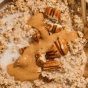 Lifestyle 1 of Purely Elizabeth Gluten-Free Instant Superfood Oatmeal Cup Vanilla Pecan with Collagen - Purely Elizabeth Vanilla Oatmeal Cup - Protein Oatmeal On The Go - Gluten Free Collagen Oatmeal