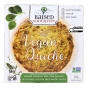 Raised Gluten-Free Vegan Quiche Front
