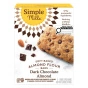 Front of Simple Mills Grain-Free Soft Baked Almond Flour Bars Dark Chocolate Almond - Paleo Cake Bar - Vegan Snack Bar - Gluten Free Snack Bar