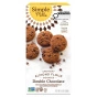 Front of Simple Mills Grain-Free Crunchy Cookies Double Chocolate, 156g