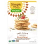 Front of Simple Mills Organic Seed Flour Crackers Everything, 120g