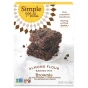Front of Simple Mills Grain-Free Almond Flour Baking Mix Brownie, 368g