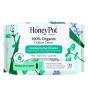 Front of The Honey Pot Organic Cotton Cover Cooling Herbal Infusion Regular Liners - Organic Pads - Natural Pads - Organic Panty Liners