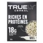 French Front of Truely Protein Cereal Honey - High-Protein Cereal - High in Protein Cereal - Cereals Gluten-Free