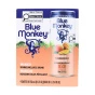 Front of Blue Monkey No Sugar Added Sparkling Juice Mango 4-Pack Canada - Mango Sparkling Drink - Fruit Juice Sparkling - Tropical Juice Canada