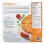 Back of Carbonaut Gluten-Free Pizza The Moon Is Made Of Cheese - Gluten-Free Cheese Pizza - Low-Carb Cheese Pizza - Keto-Friendly Pizza