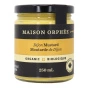 Front of Maison Orphee Organic Dijon Mustard - Made in Canada Dijon Mustard - Gluten Free Dijon Mustard